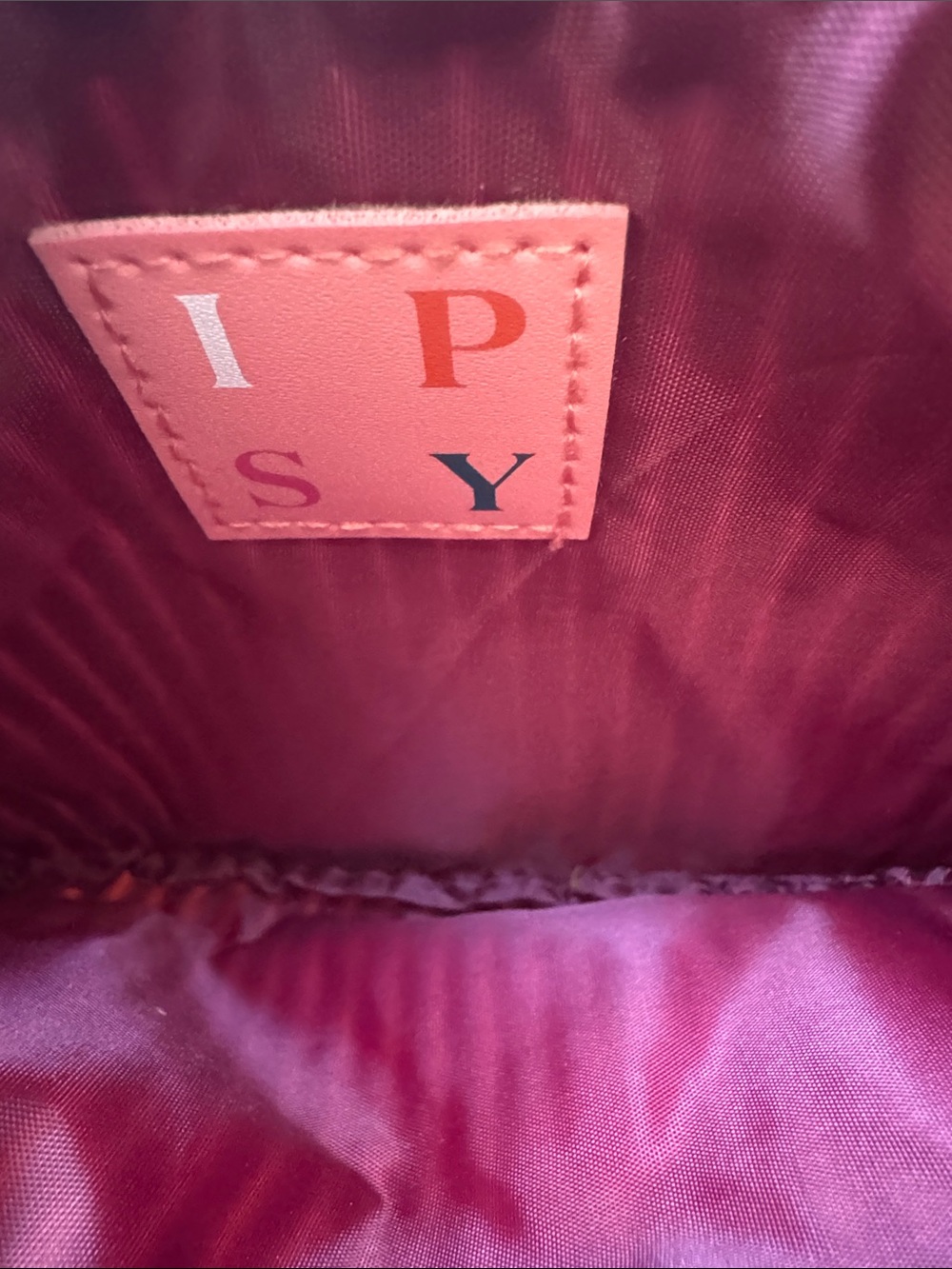 IPSY Makeup Bag Bundle Lot of 3 Plaid Corduroy Pink Cosmetic Travel Pouches - Picture 5 of 12